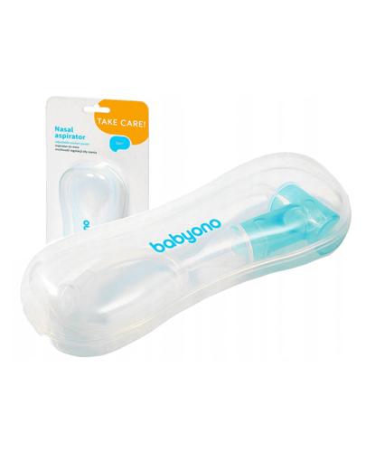 Babyono Aspirator do nosa z możliwością regulacji siły ssania - 1 szt. Do oczyszczania nosa dziecka - cena, opinie, stosowanie  zdjęcie