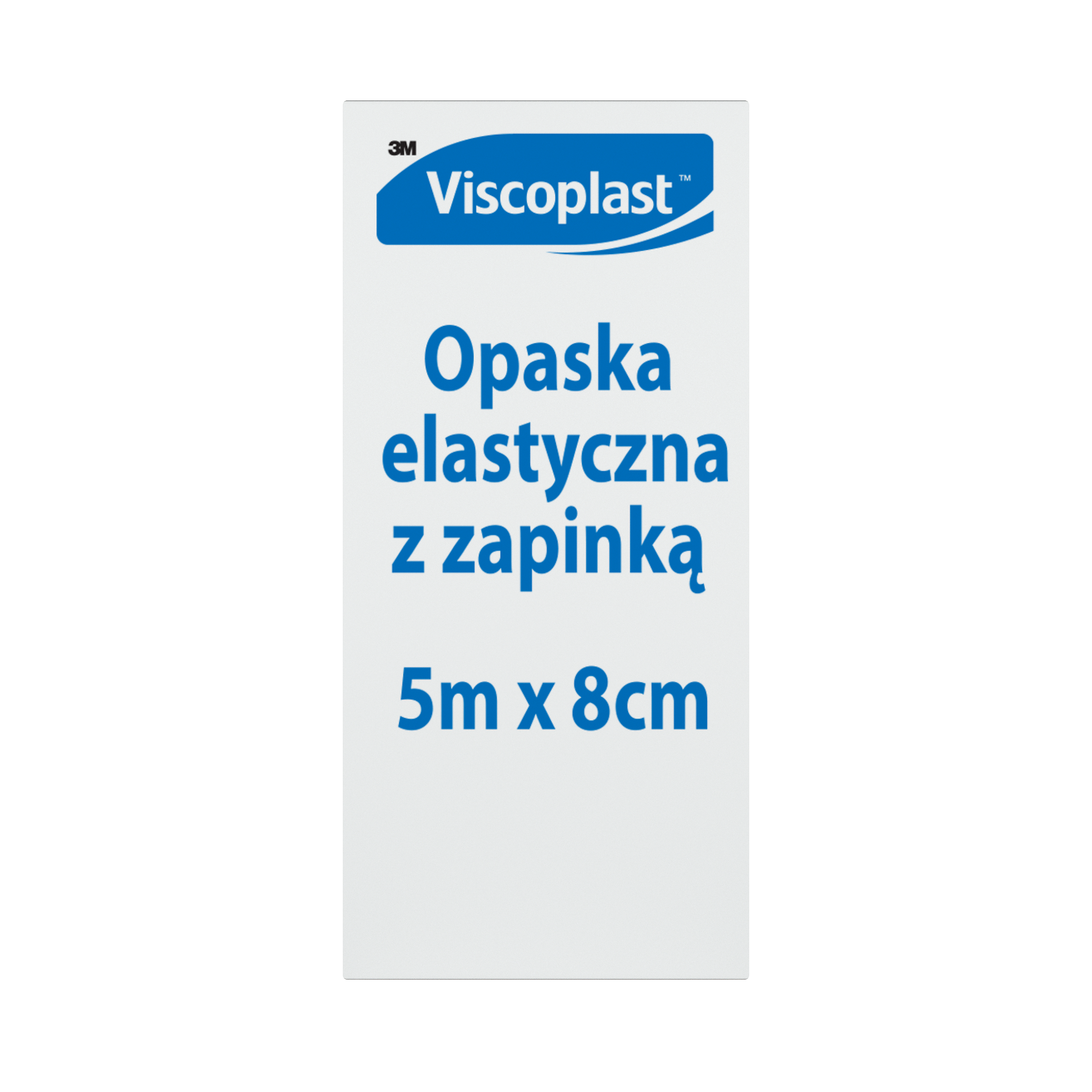 Viscoplast Opaska elastyczna z zapinką, 5 m x 8 cm, 1 sztuka zdjęcie