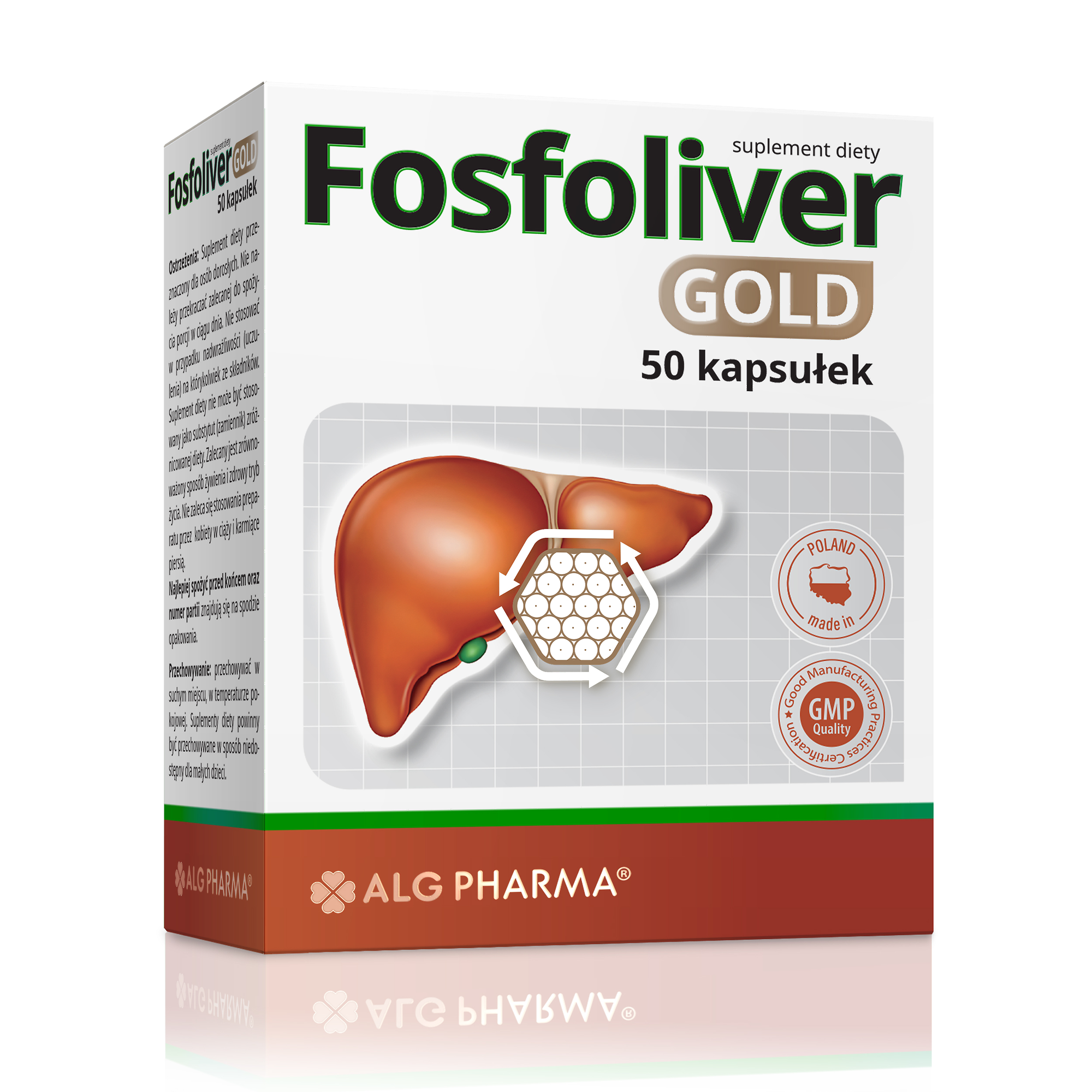 Alg Pharma Fosfoliver Gold, 50 kapsułek zdjęcie