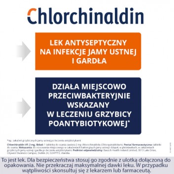 Chlorchinaldin VP 2mg 40 tabletek do ssania