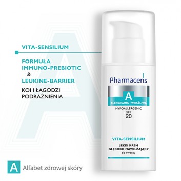 PHARMACERIS A VITA-SENSILIUM, krem do twarzy głęboko nawilżający, 50 ml
