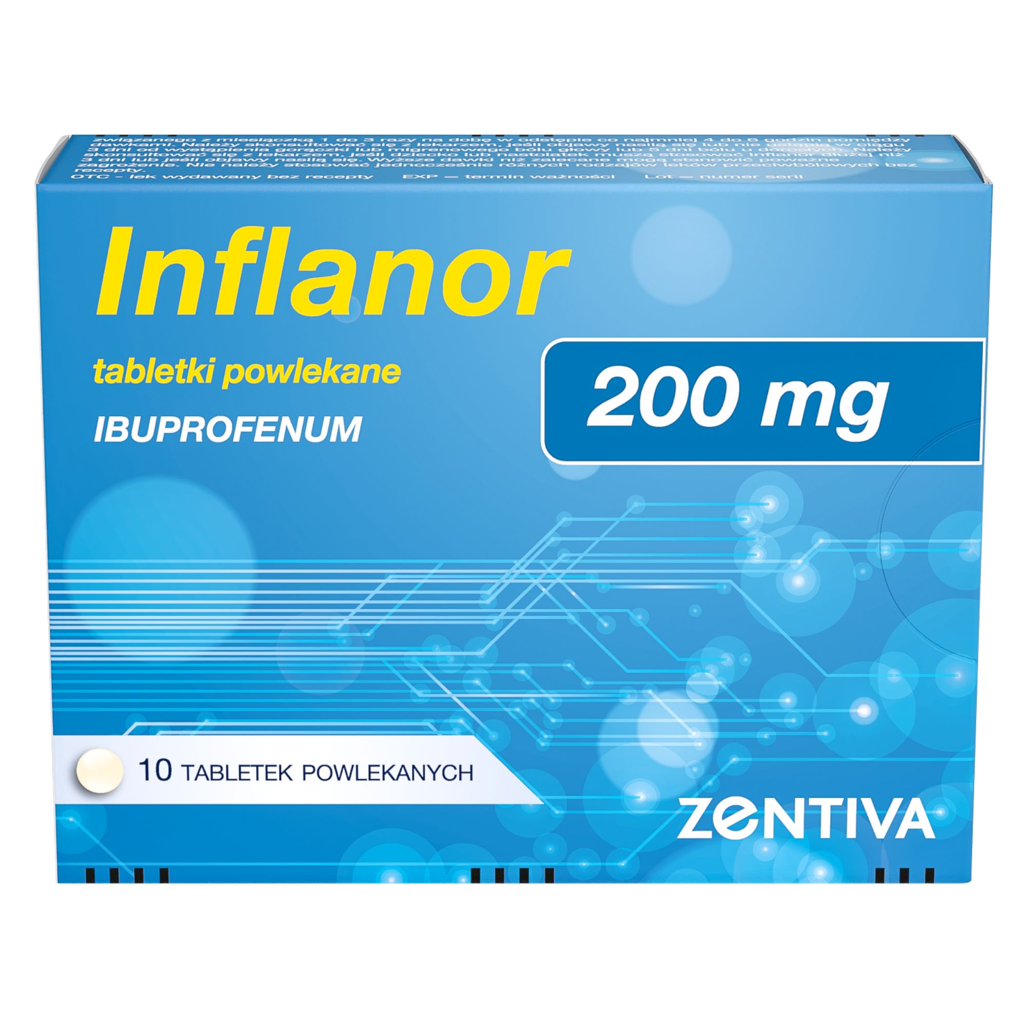 Inflanor 200 mg 10 tabletek zdjęcie