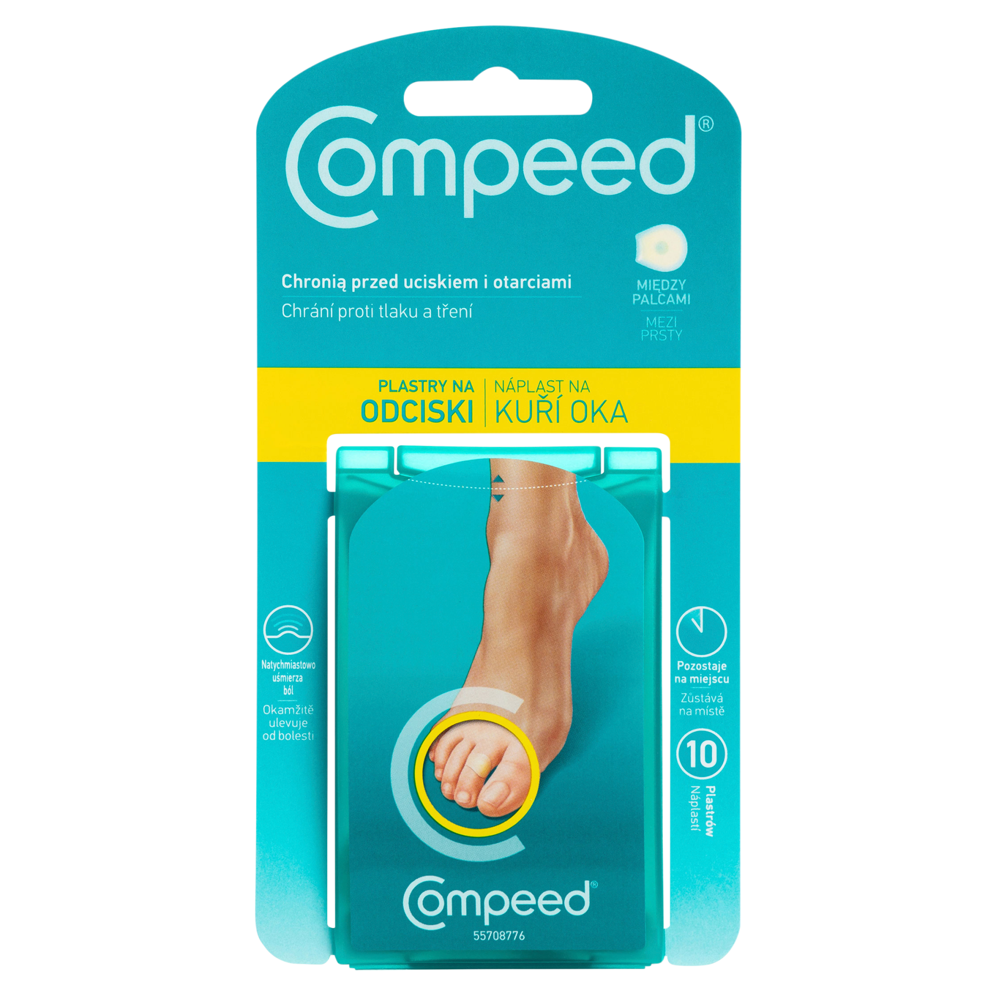 COMPEED Plastry na odciski między palcami - 10 szt. - cena, opinie, stosowanie  zdjęcie