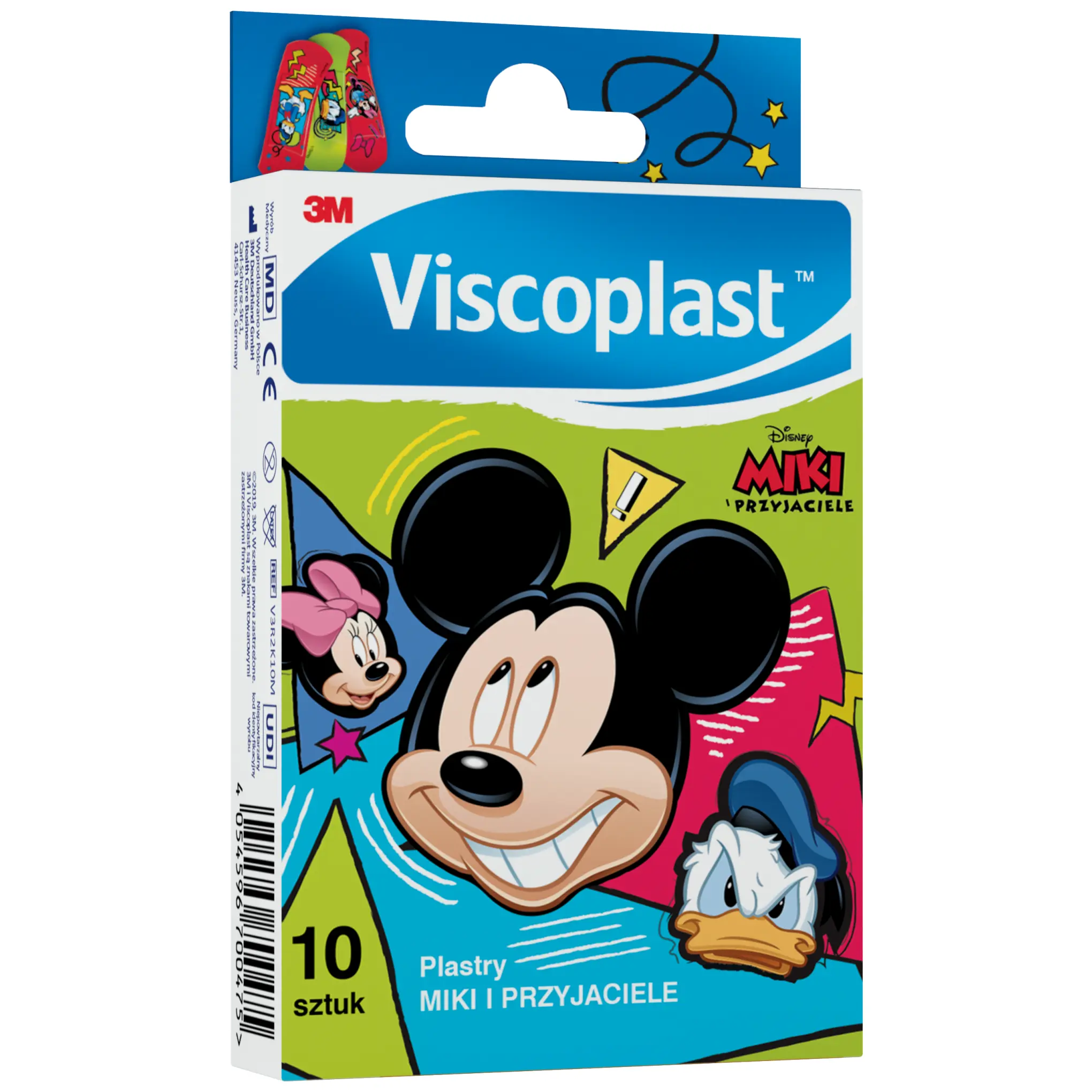 Viscoplast Miki i przyjaciele plastry dla dzieci 10 sztuk