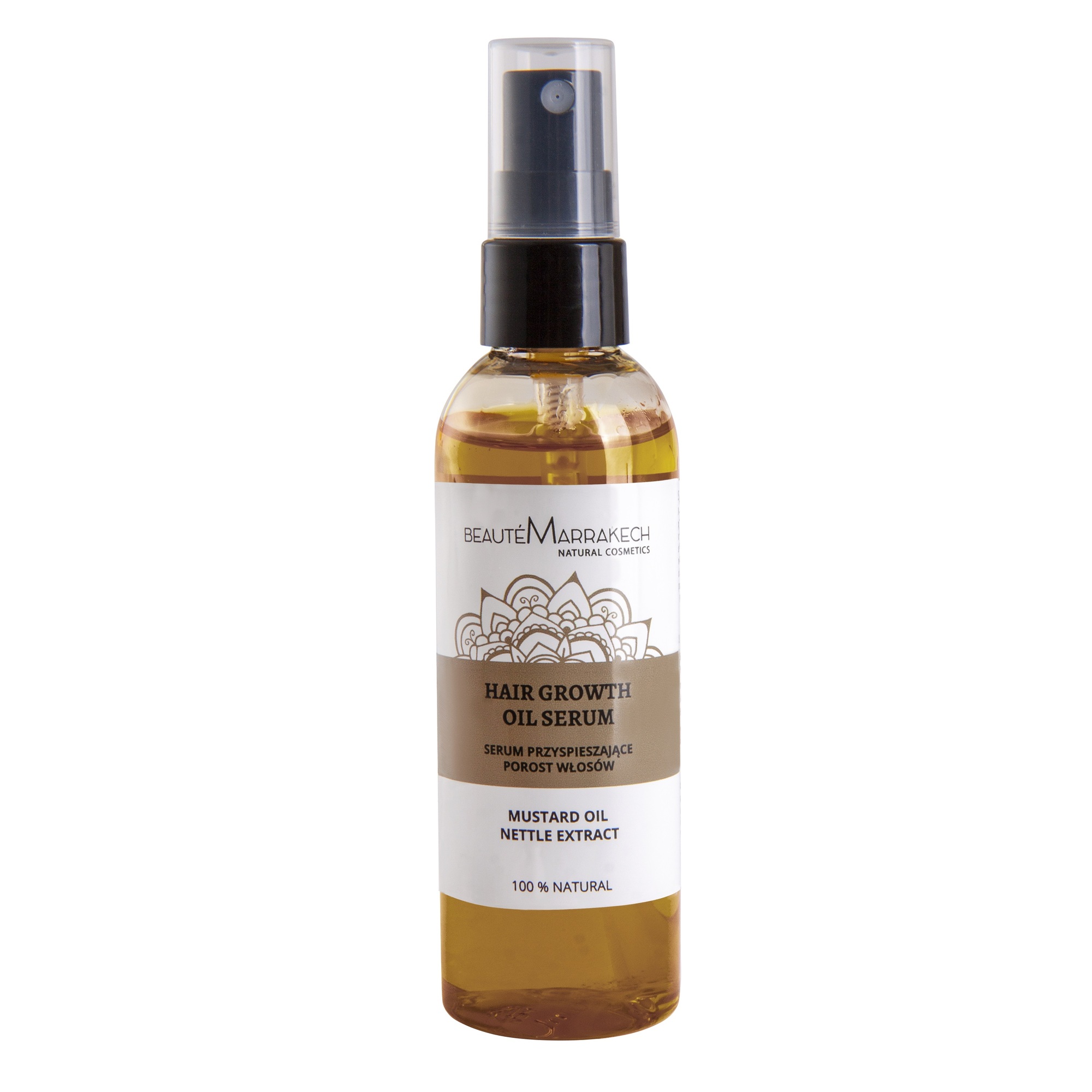 Beaute Marrakech Naturalny Olej Musztardowy z nasion gorczycy do olejowania skóry głowy i włosów 100% Naturalny - 100 ml zdjęcie