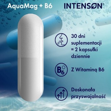 Intenson AquaMag + B6 60 kapsułek