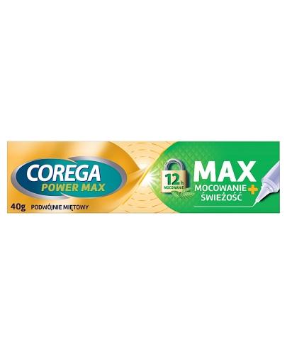 Corega Max Mocowanie + Świeżość Krem do protez zębowych, 40 g  zdjęcie