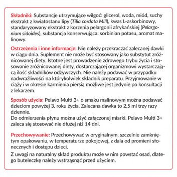 PELAVO MULTI 3+ Syrop - 120 ml