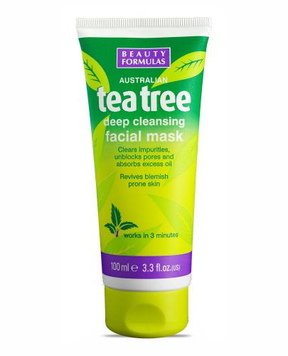Beauty Formulas Oczyszczająca Maska do twarzy Tea Tree, 100 ml zdjęcie