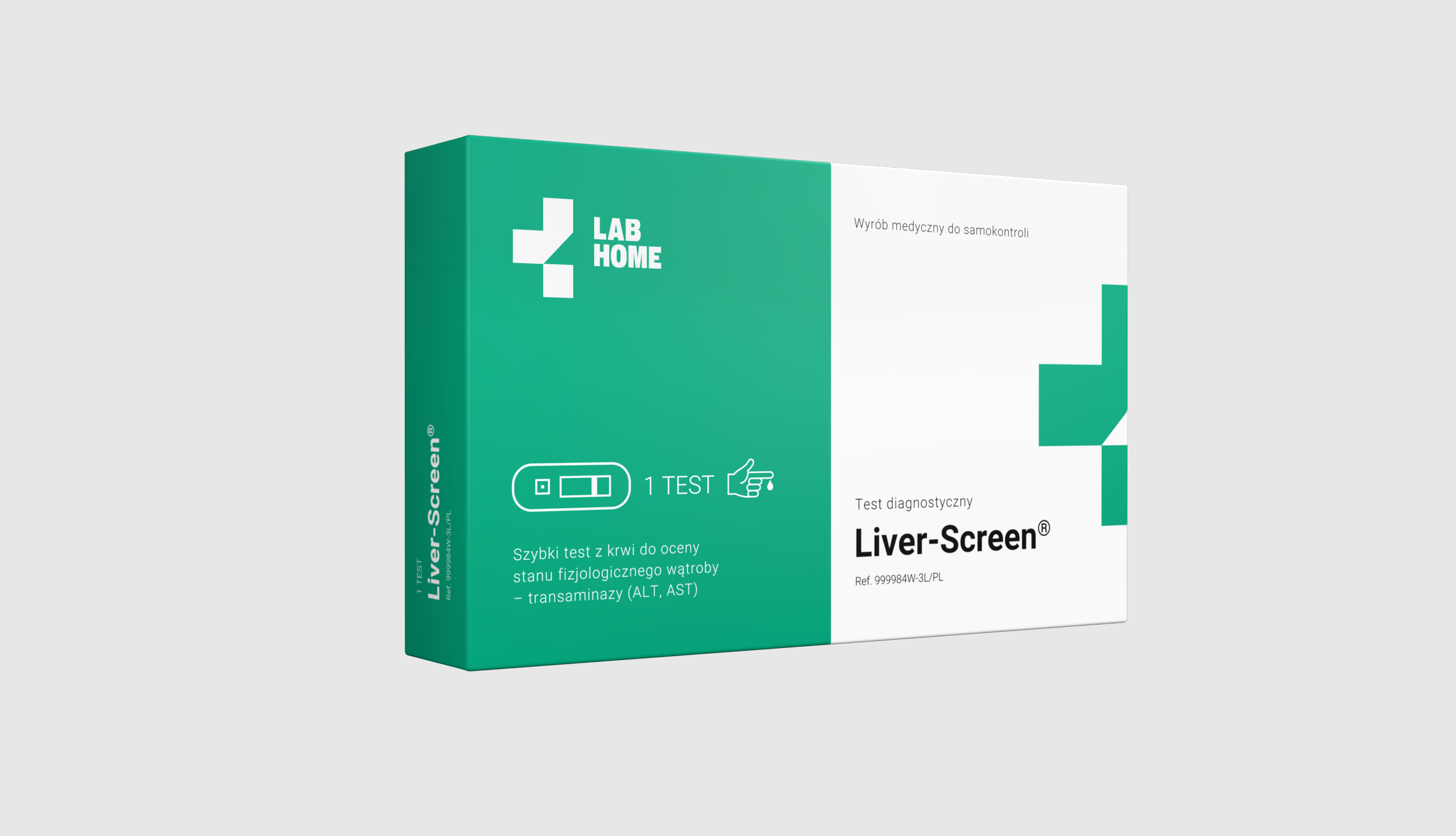 LabHome LIVER-Screen test płytkowy z krwi do oceny wątroby transaminazy (ALT, AST) 1 sztuka zdjęcie