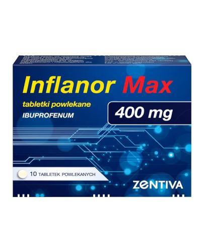 Inflanor Max 400 mg, 10 tabletek zdjęcie