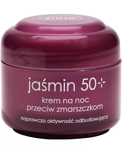 Ziaja Jaśmin 50+ krem przeciw zmarszczkom na noc 50 ml zdjęcie