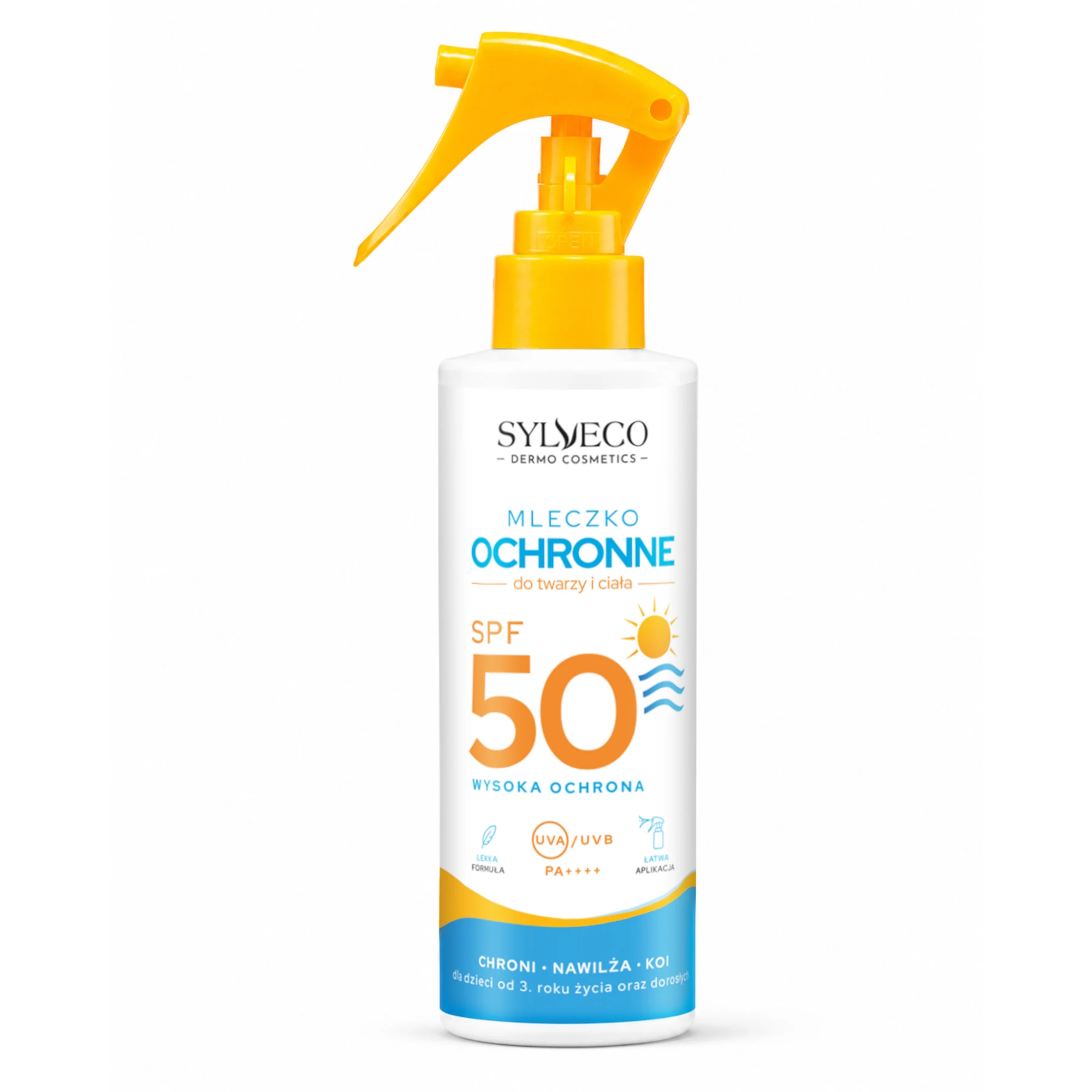 SYLVECO Dermo Mleczko ochronne do twarzy i ciała SPF50, 200 ml zdjęcie