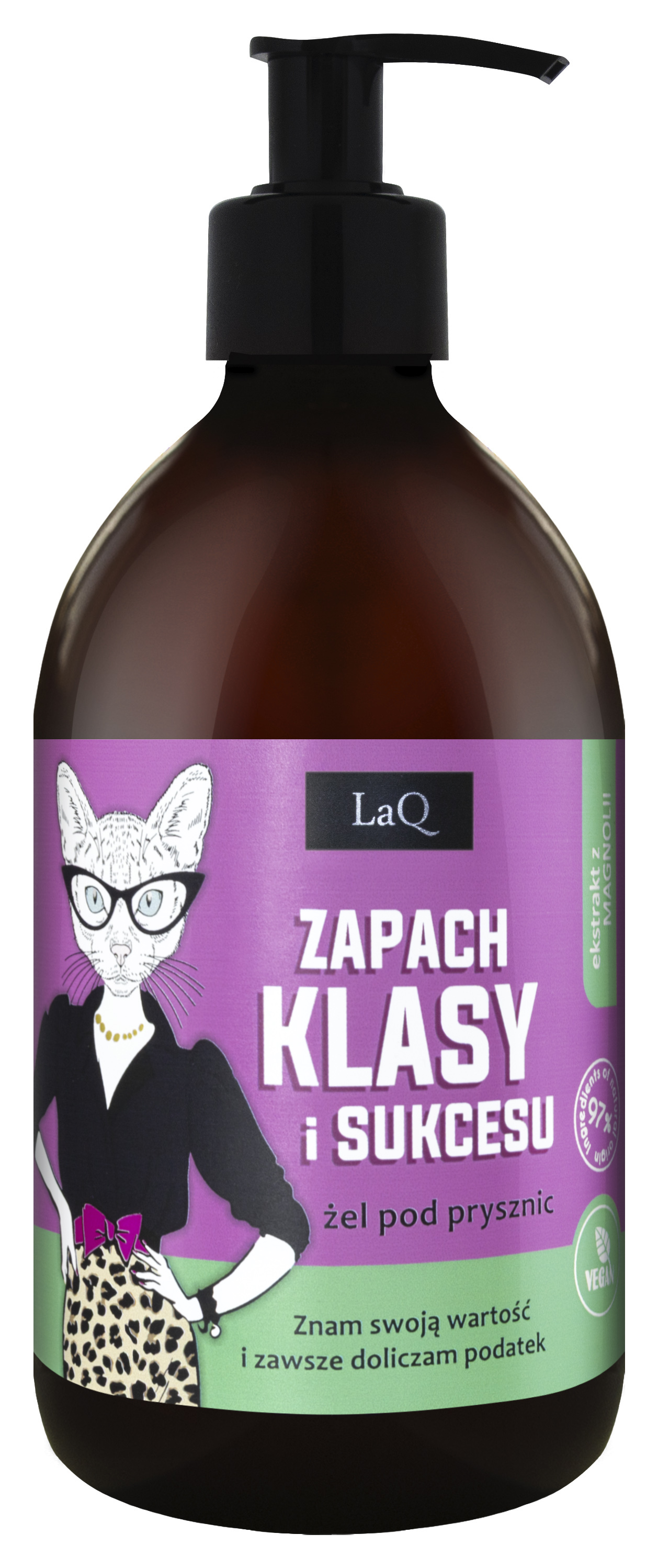 LaQ, żel pod prysznic Magnolia Zapach Klasy i Sukcesu, 500 ml zdjęcie