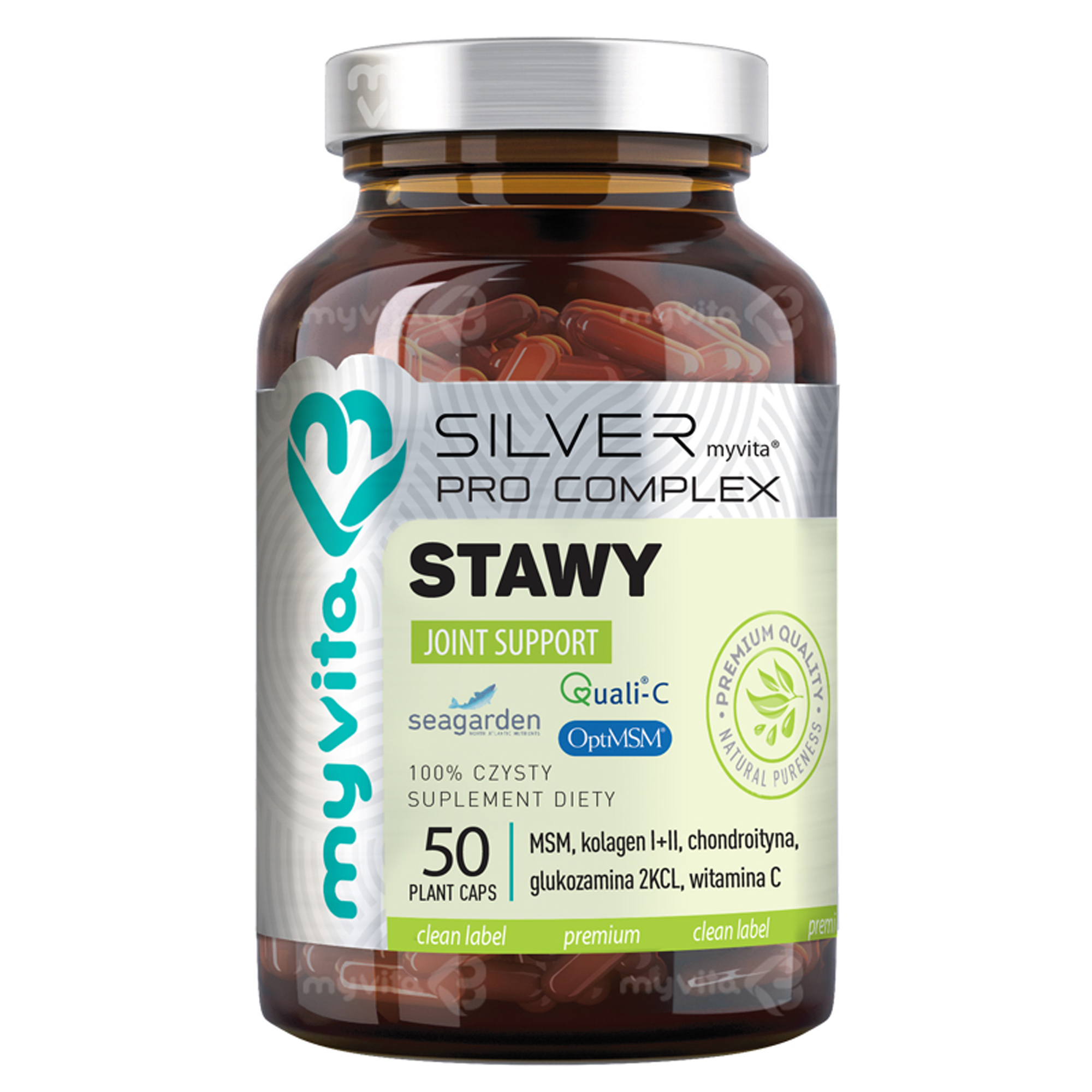 MyVita Silver Pro Complex Stawy - 50 kaps. - cena, opinie, dawkowanie zdjęcie