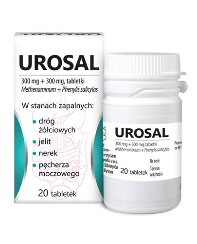 Urosal 300 mg + 300 mg 20 labletek zdjęcie
