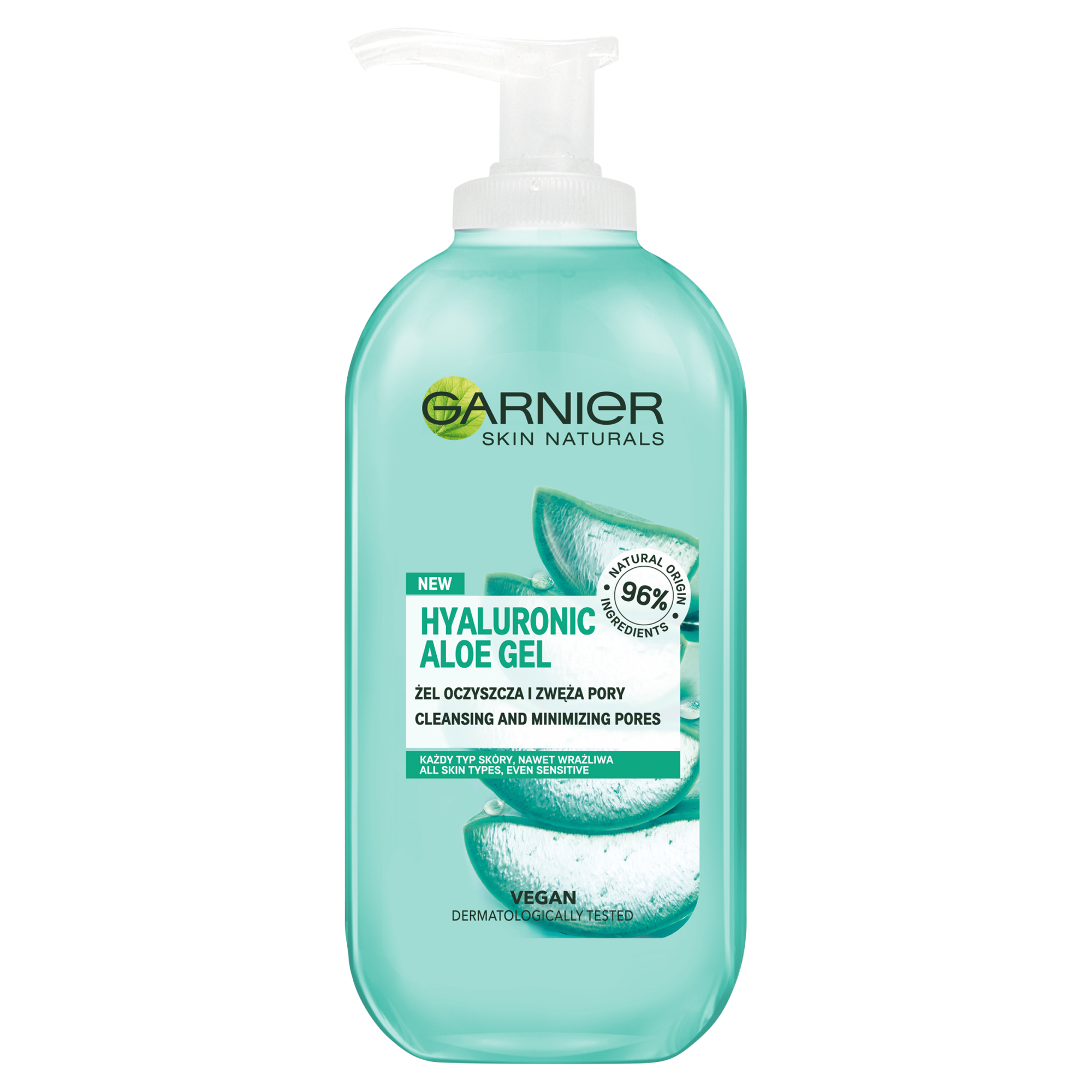 Garnier Skin Naturals Hyaluronic Aloe Gel Żel oczyszczający - 200 ml - cena, opinie, stosowanie  zdjęcie