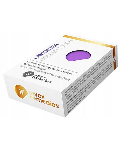 Invex Remedies Lawendowe mydło ze złotem monojonowym - 100 g - cena, opinie, właściwości zdjęcie