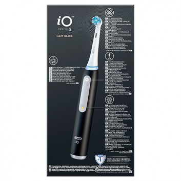 Oral-B iO 3 Black Szczoteczka elektryczna, 1 sztuka
