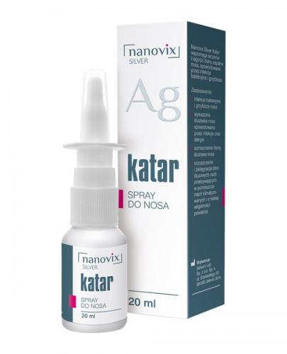 Nanovix Silver Katar Spray do nosa - 20 ml - cena, opinie, skład zdjęcie