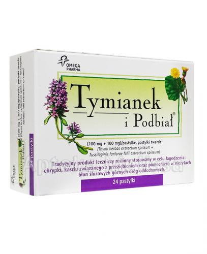 Tymianek i Podbiał 100 mg + 100 mg 24 pastylki zdjęcie
