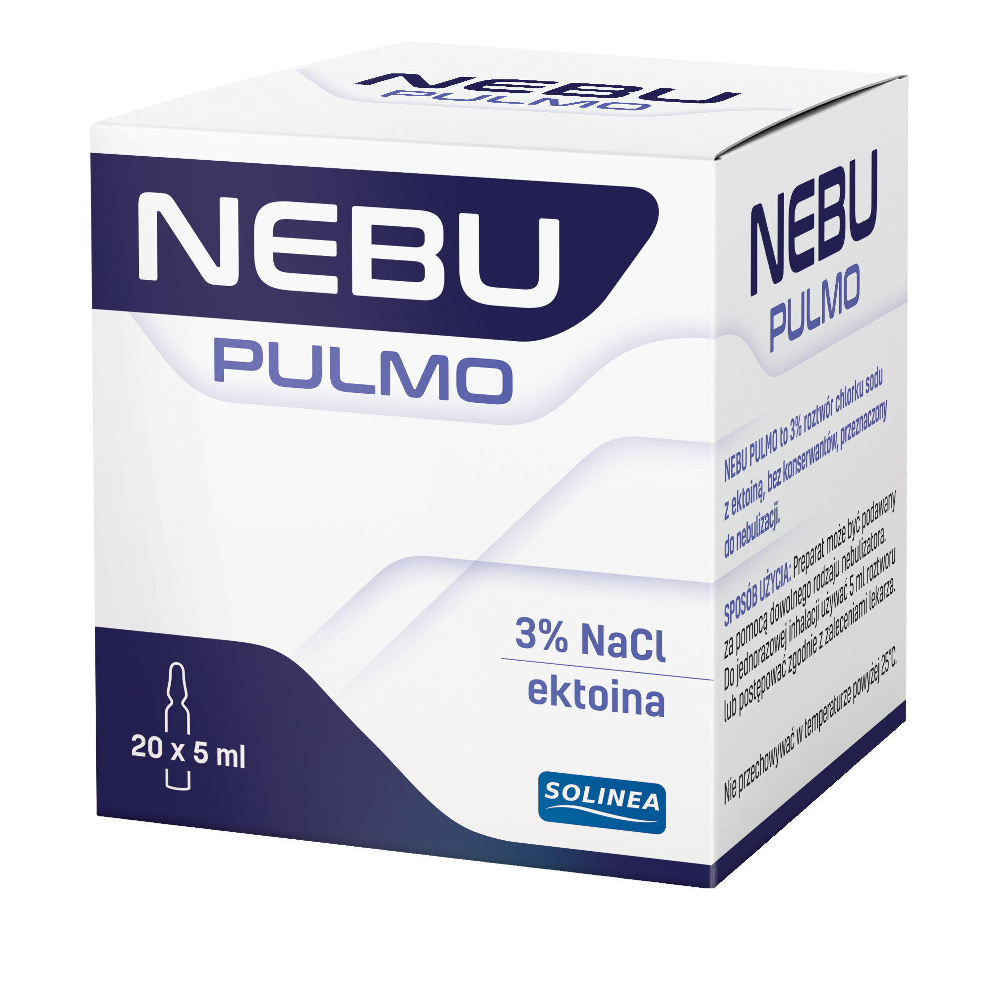Nebu Pulmo, roztwór do nebulizacji, ampułki, 20 x 5 ml zdjęcie