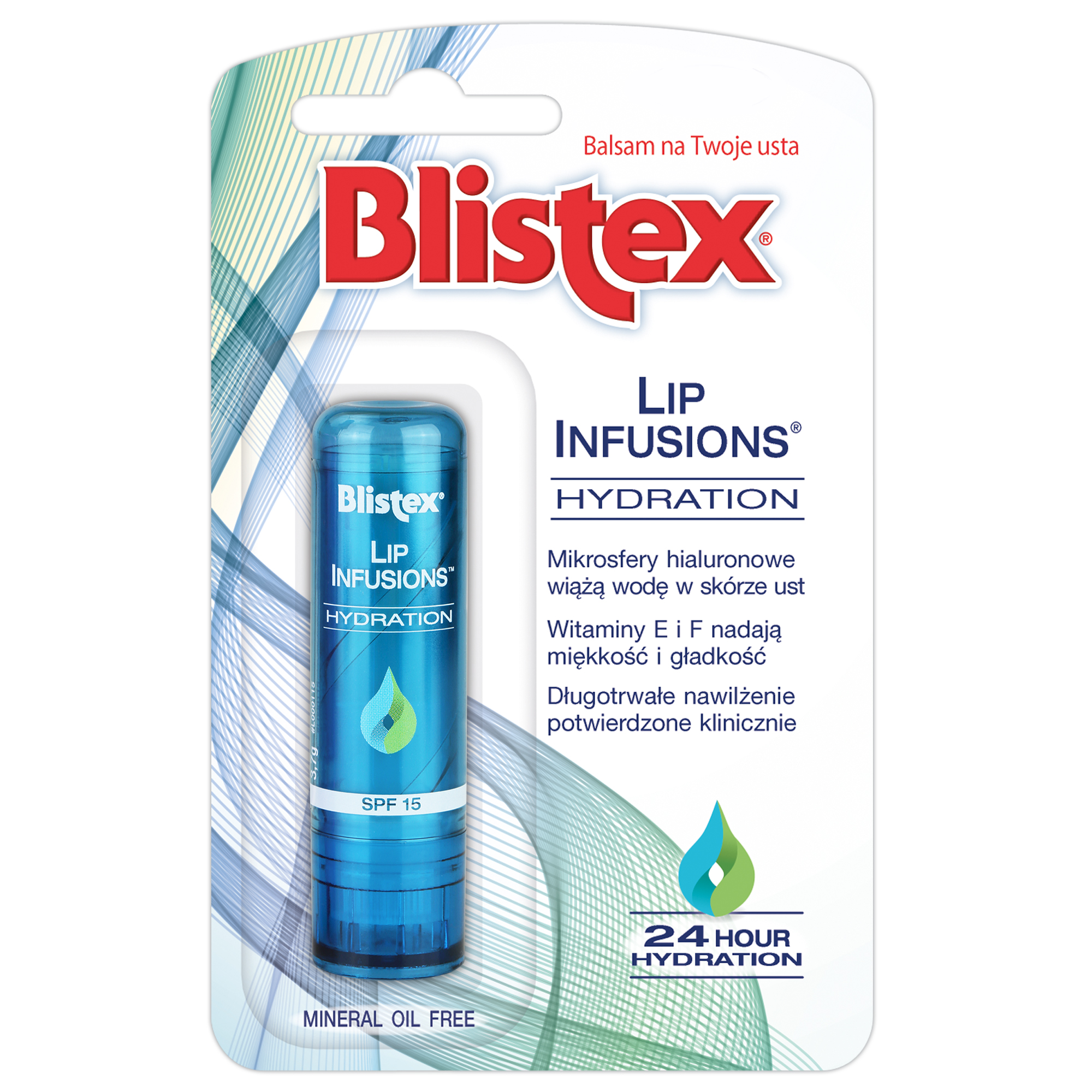 Blistex Lip Infusion Hydration balsam do ust 3,7 g zdjęcie