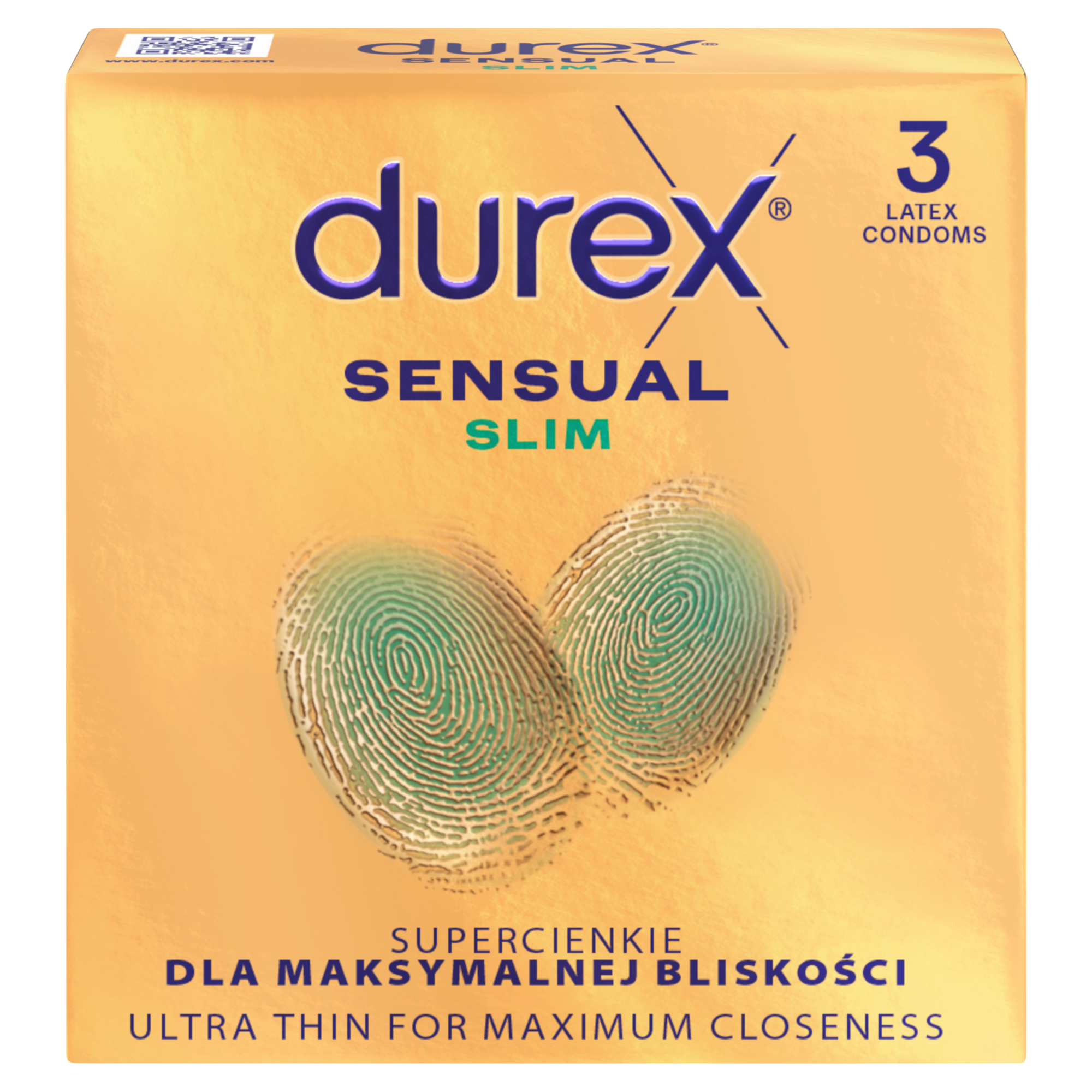 Durex Sensual Slim, prezerwatywy 3 sztuki zdjęcie