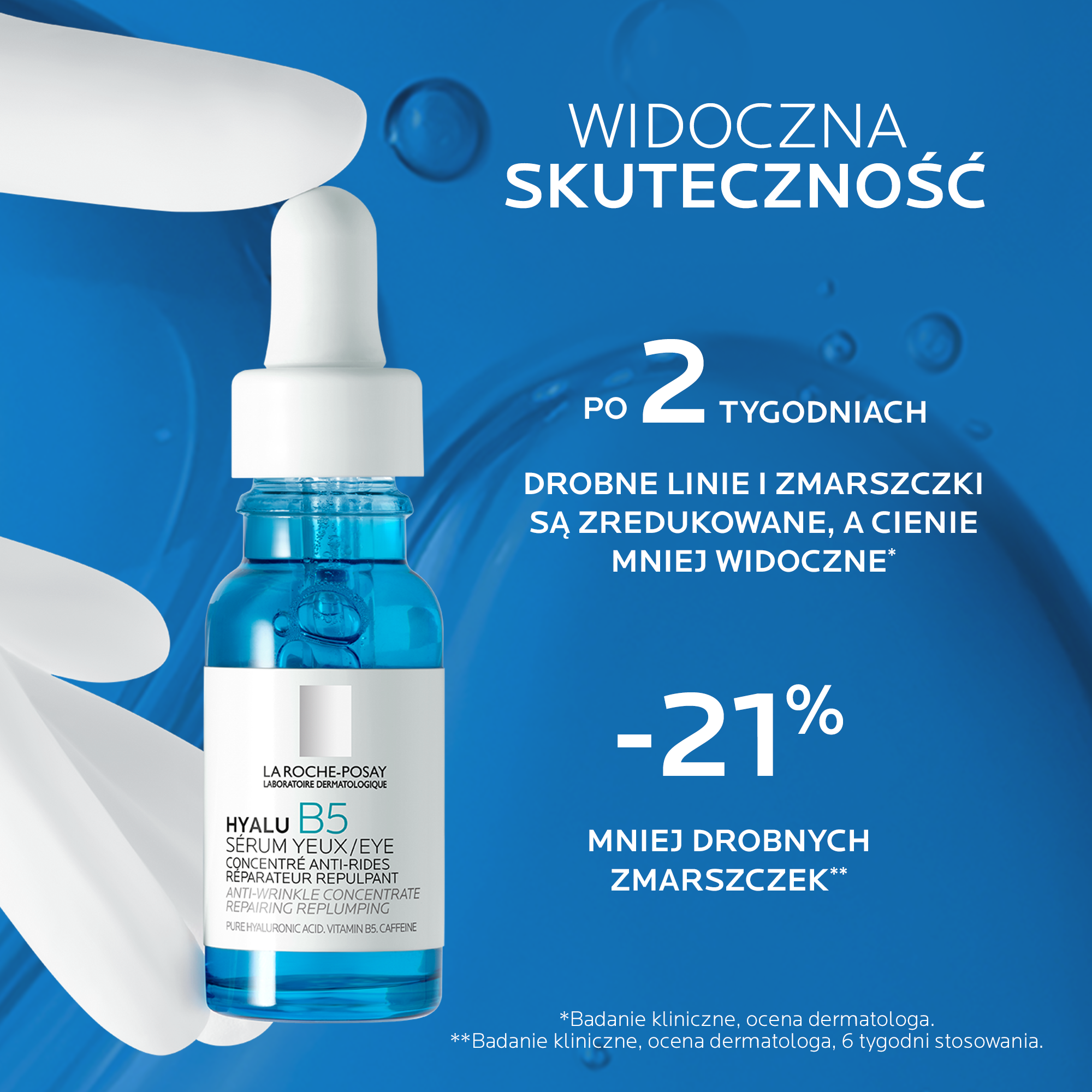 La Roche Posay Hyalu B5 Eye Serum przeciwzmarszczkowe do skóry okolic oczu 15 ml