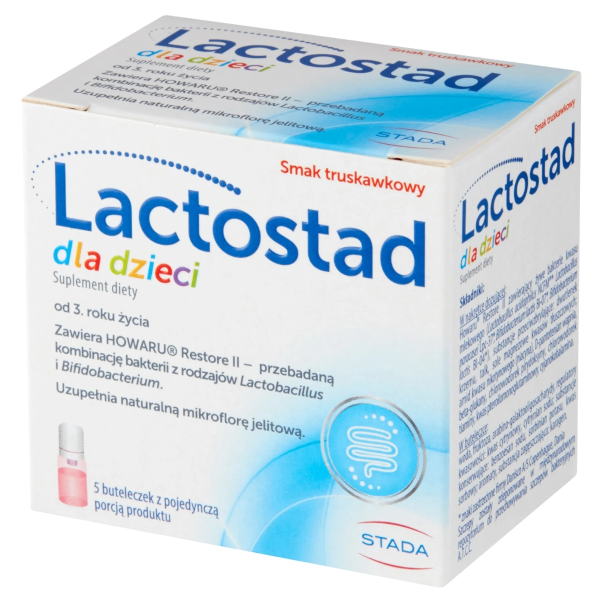 Lactostad dla dzieci od 3. roku życia, buteleczki, 5 sztuk zdjęcie