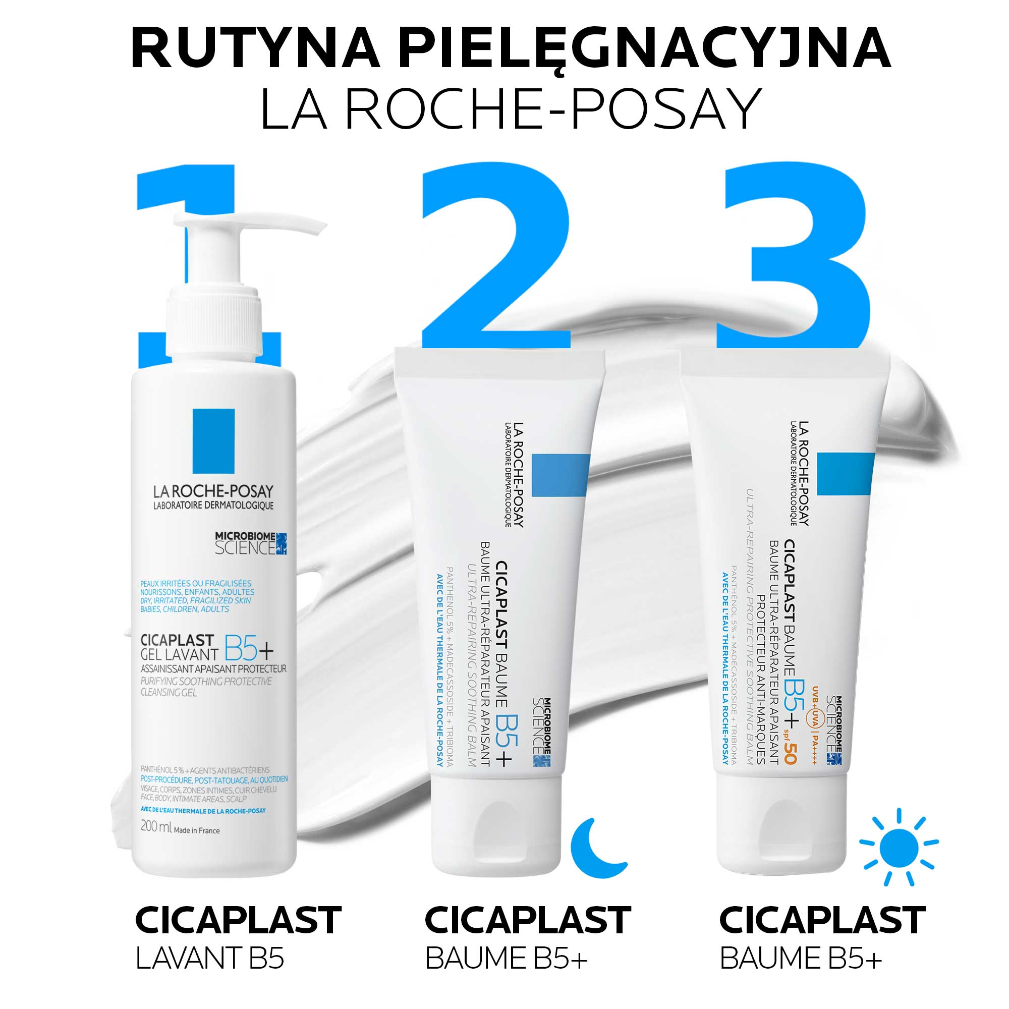 La Roche-Posay Cicaplast Baume B5+ SPF50, krem dla skóry wrażliwej, 40 ml
