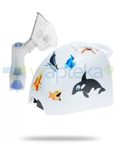Diagnostic Kids inhalator kompresorowo tłokowy 1 sztuka + Zabłocka mgiełka solankowa jodowo-bromowa 200 ml zdjęcie