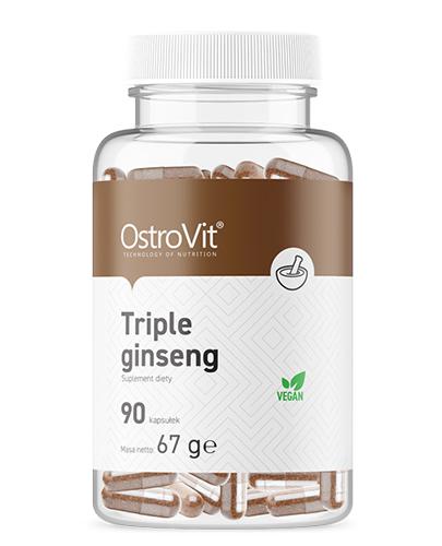 OstroVit Triple Ginseng 90 kapsułek zdjęcie