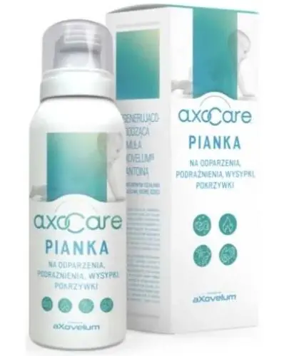 AxoCare, Pianka na odparzenia, podrażnienia, wysypki, pokrzywki, 85 ml zdjęcie