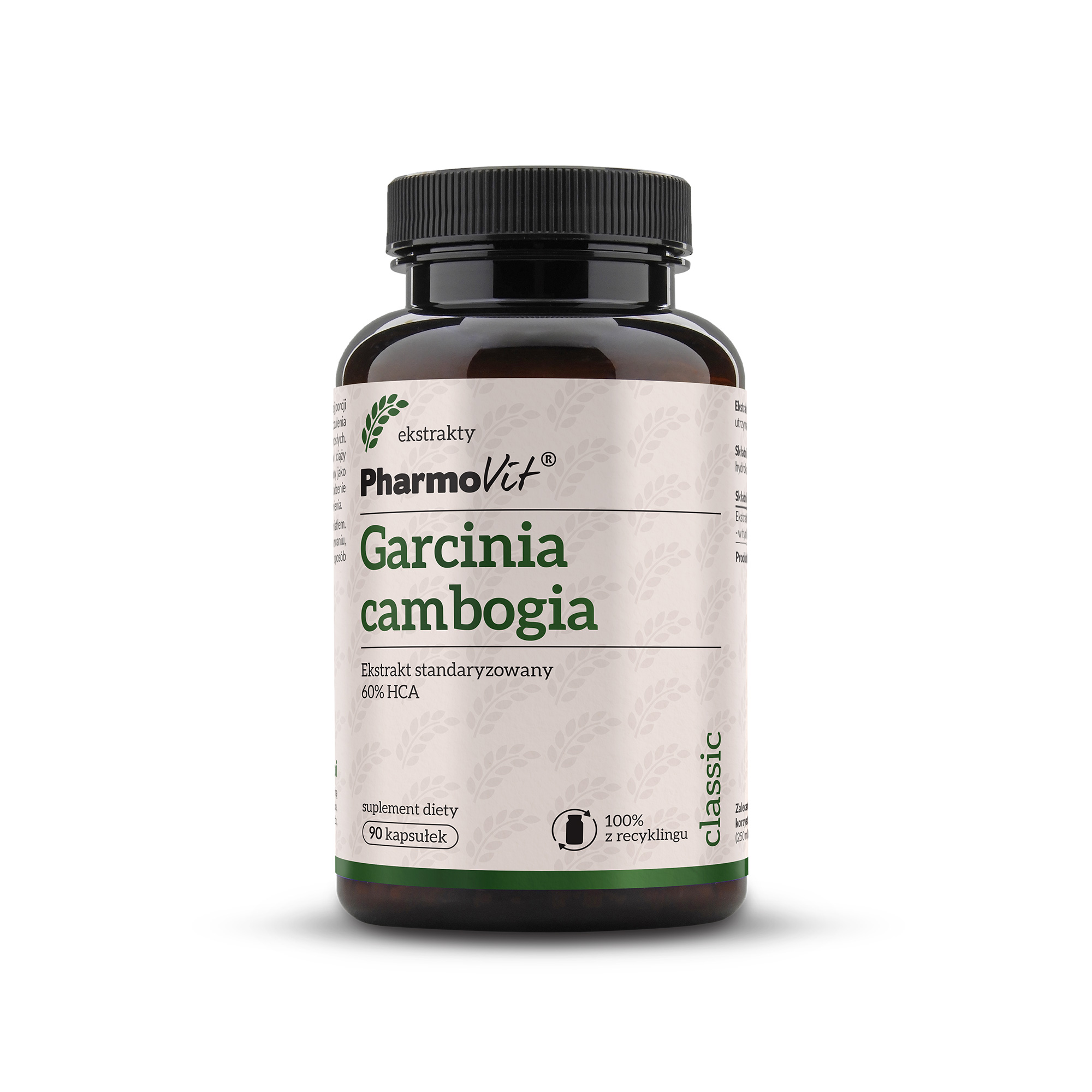 PharmoVit Garcinia Cambogia ekstrakt standaryzowany 60% HCA, kapsułki, 90 sztuk