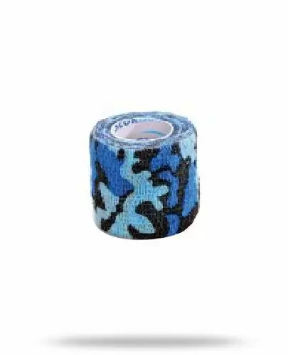 Stokban bandaż elastyczny samoprzylepny moro niebieski 7.5cm x 4,5m 1 sztuka zdjęcie