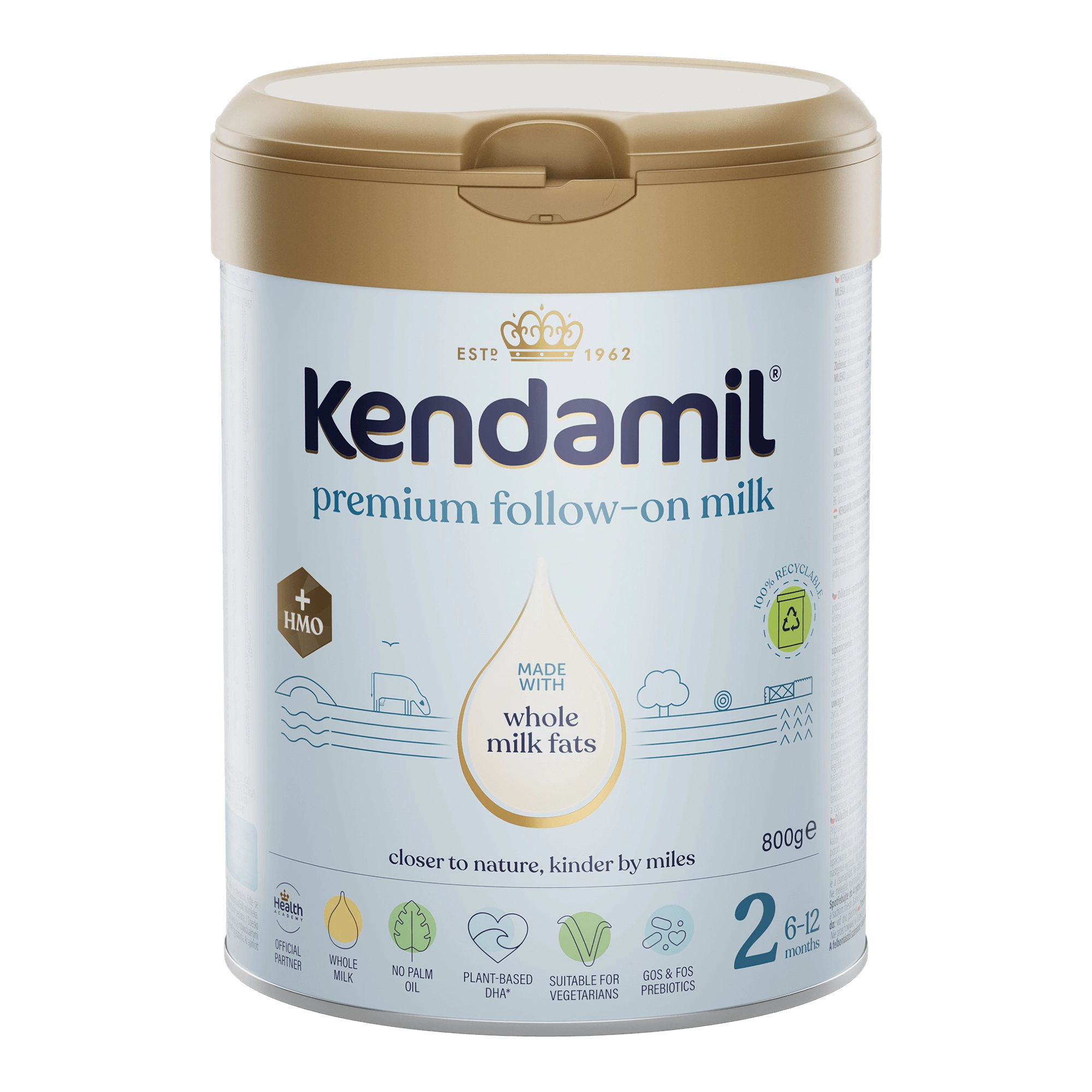 Kendamil Premium 2 HMO+ mleko następne 800 g zdjęcie