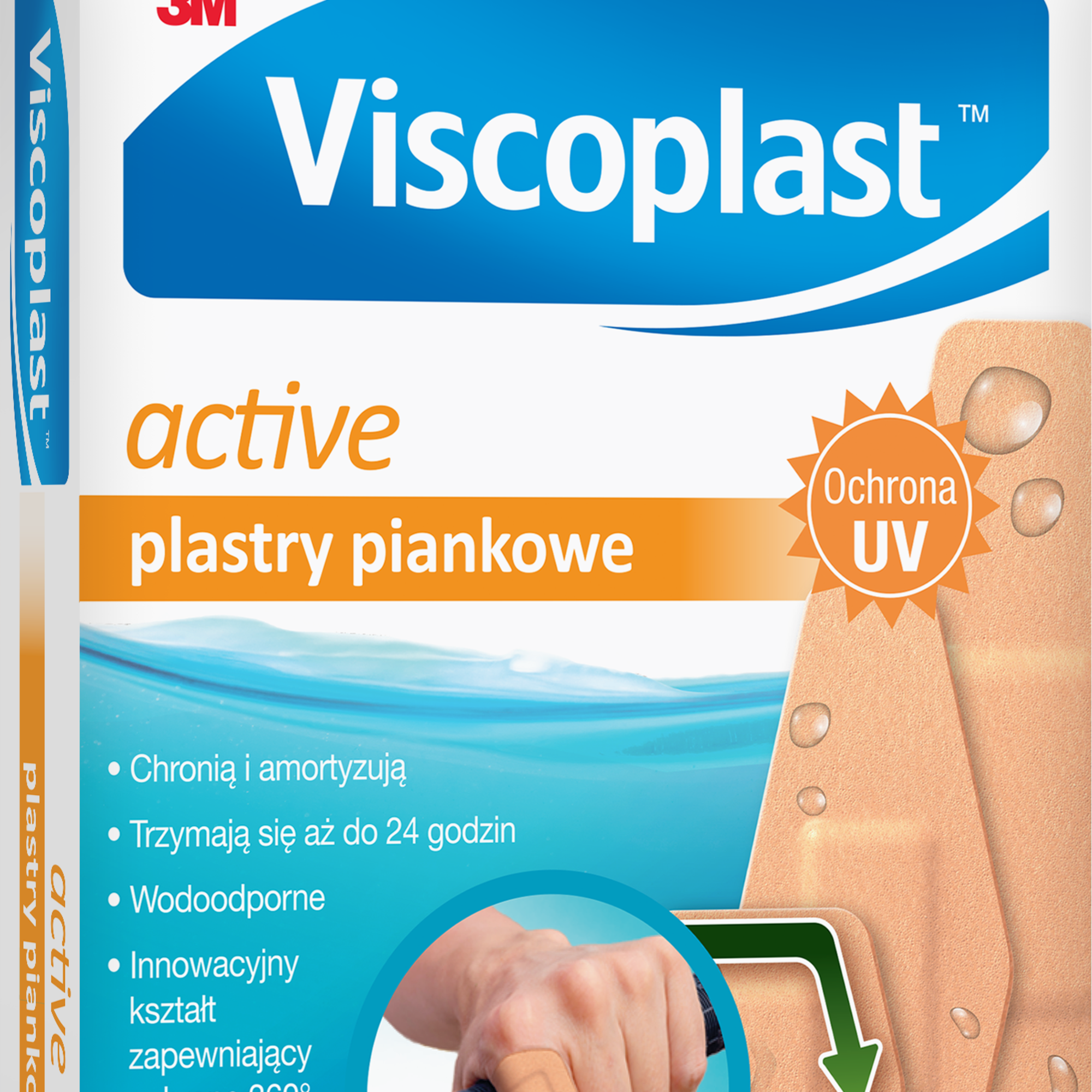 Viscoplast Active plastry piankowe 20 sztuk