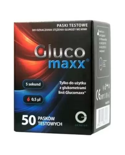 Glucomaxx paski testowe 50 sztuk zdjęcie