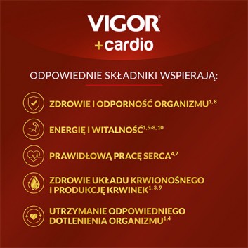 Vigor+ Cardio preparat witaminowy w płynie 1000 ml