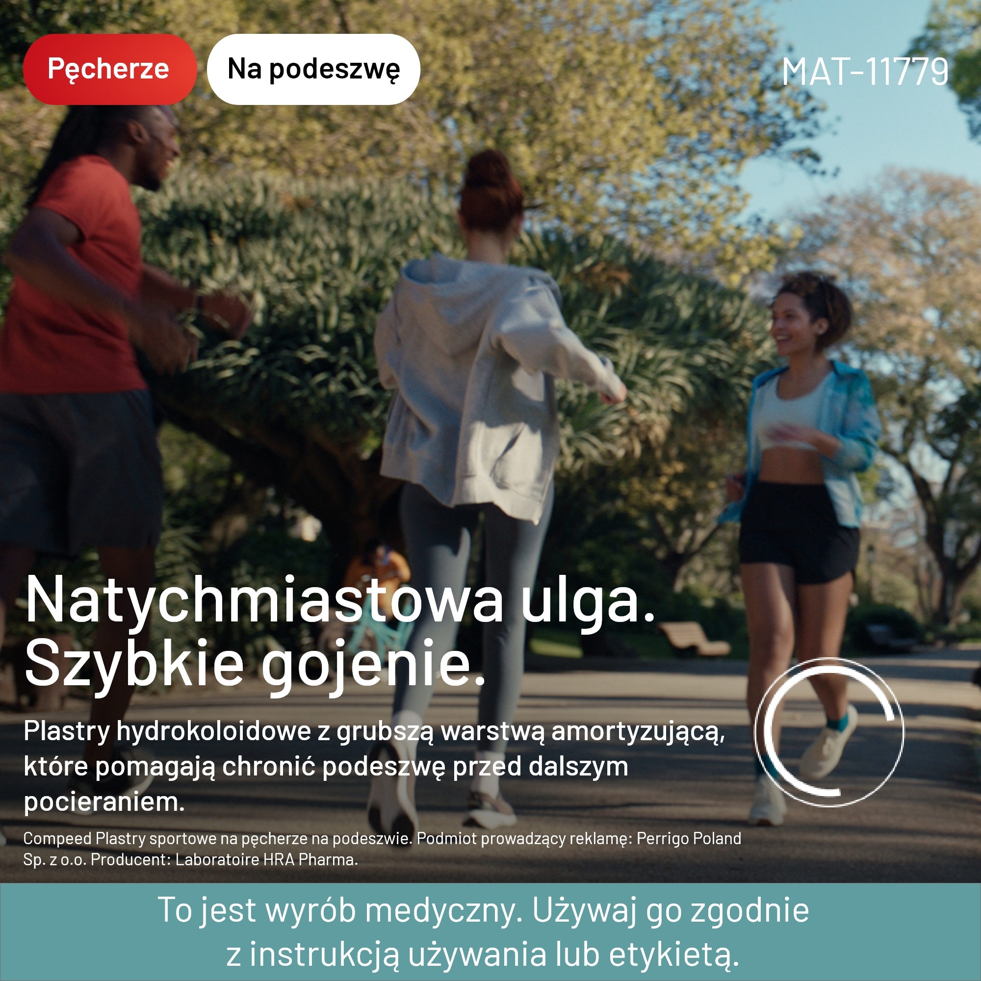 COMPEED Plastry sportowe na pęcherze na podeszwie, 5 sztuk