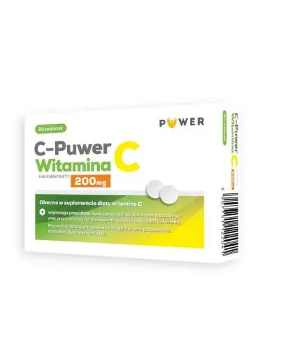 PUWER C-Puwer Witamina C 200 mg 60 tabletek zdjęcie