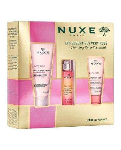 Nuxe Very Rose Zestaw świąteczny 2024 Żel pod prysznic 100 ml + Woda zapachowa 30 ml + Krem do rąk 50 ml zdjęcie