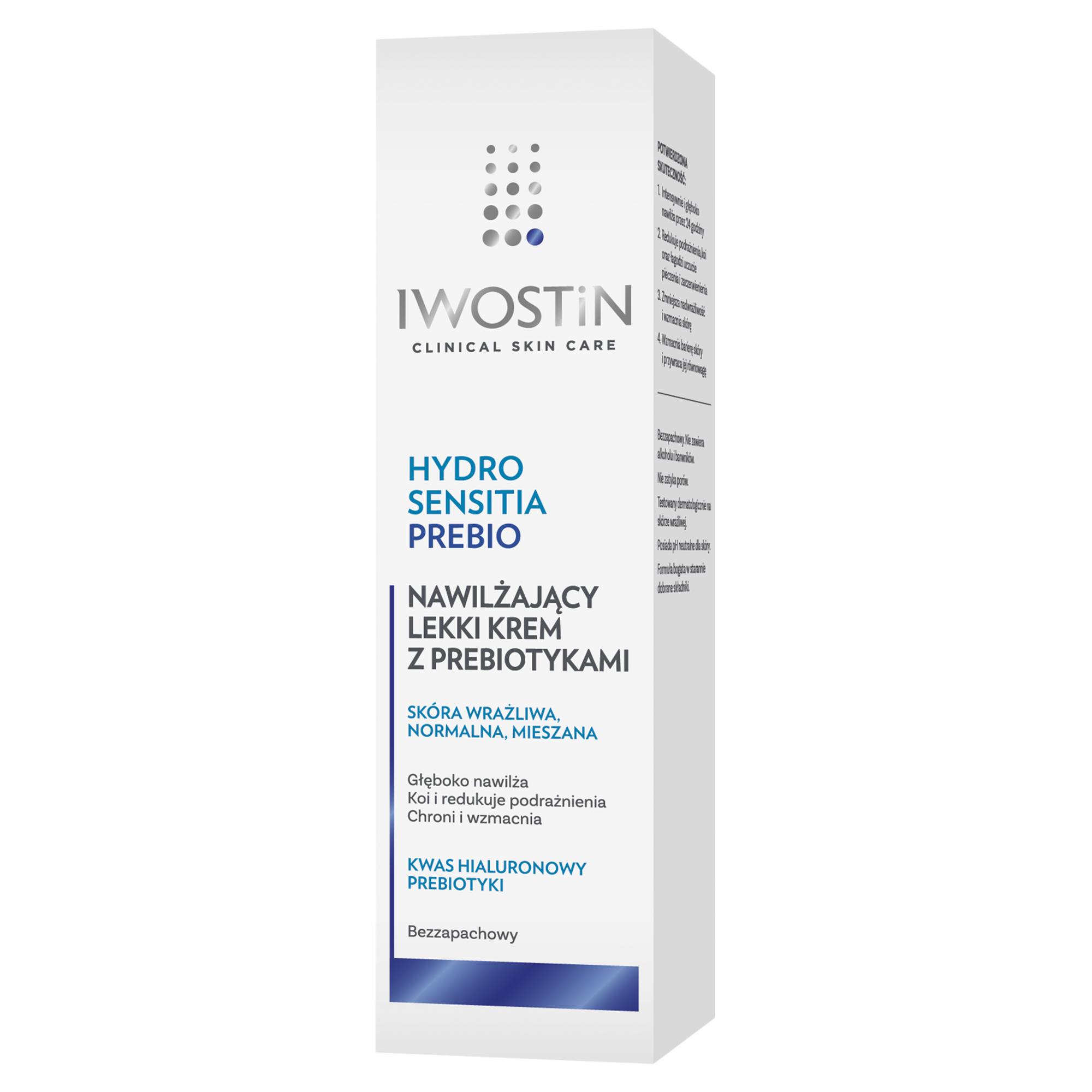Iwostin Hydro Sensitia Prebio Lekki Krem nawilżający z prebiotykami, 50 ml, cena, opinie, właściwości  zdjęcie