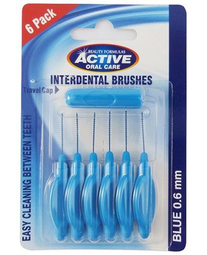 Beauty Formulas Active Oral Care Interdental Brushes Czyściki do przestrzeni międzyzębowych 0.6 mm - 6 szt. zdjęcie