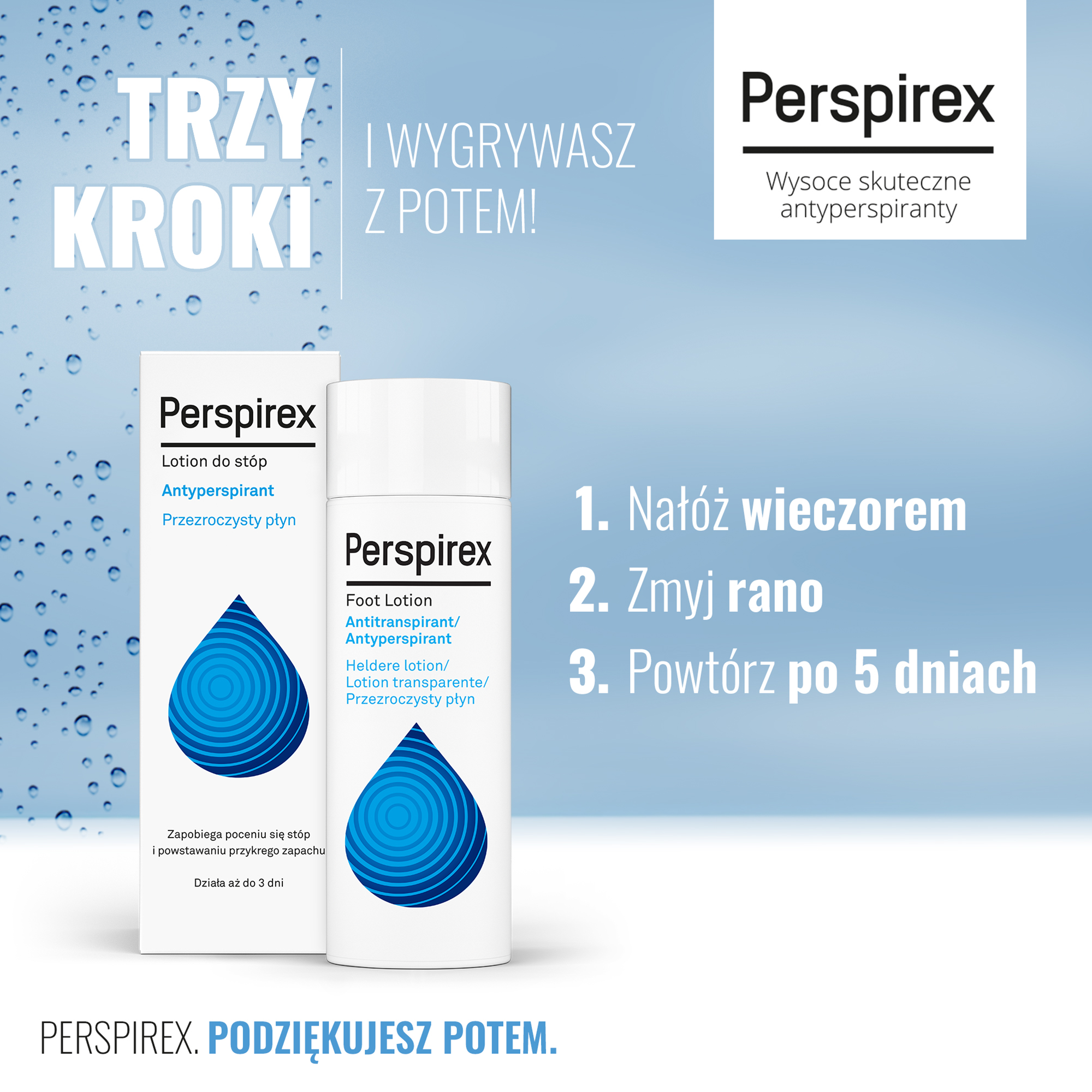 Perspirex Foot Lotion, 100 ml