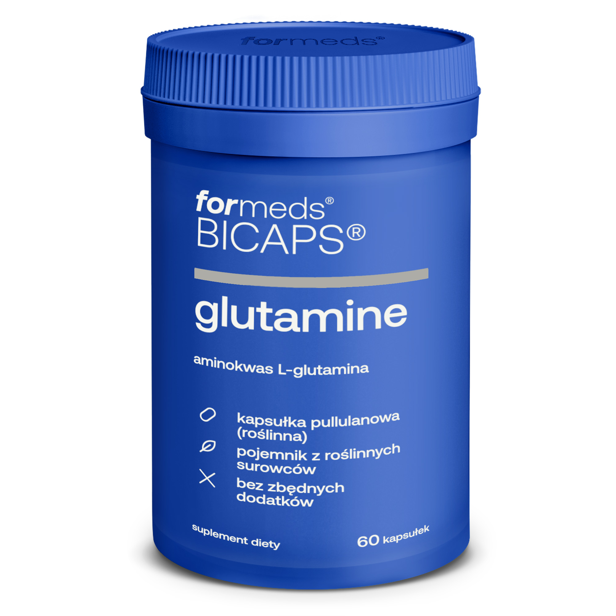 Formeds BICAPS glutamine, 60 kapsułek zdjęcie