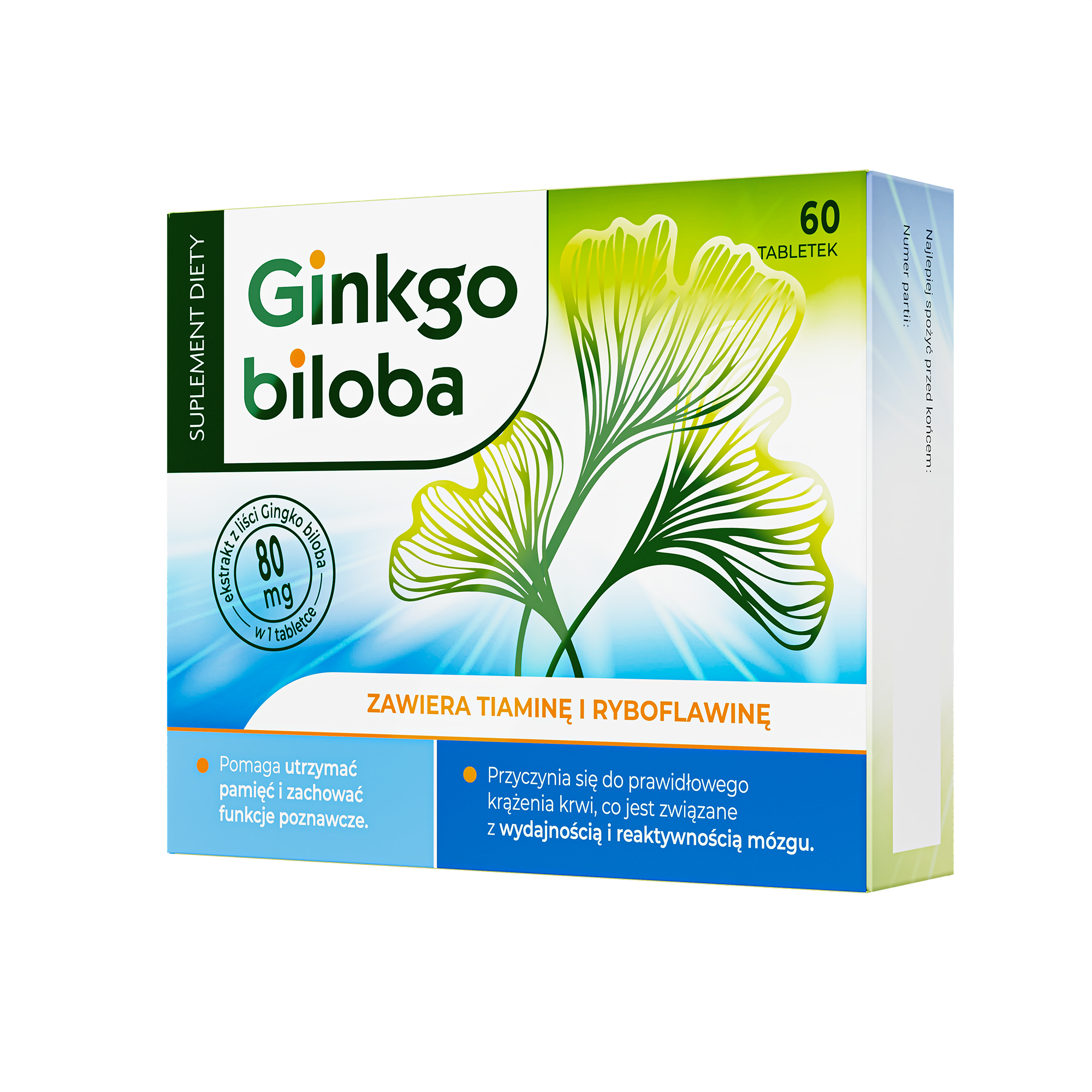 Ginkgo Biloba 60, tabletek