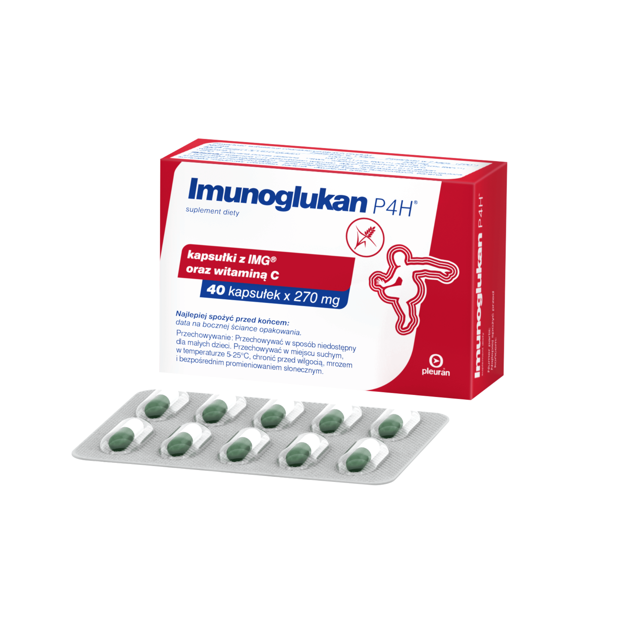 Imunoglukan P4H 40 kapsułek zdjęcie