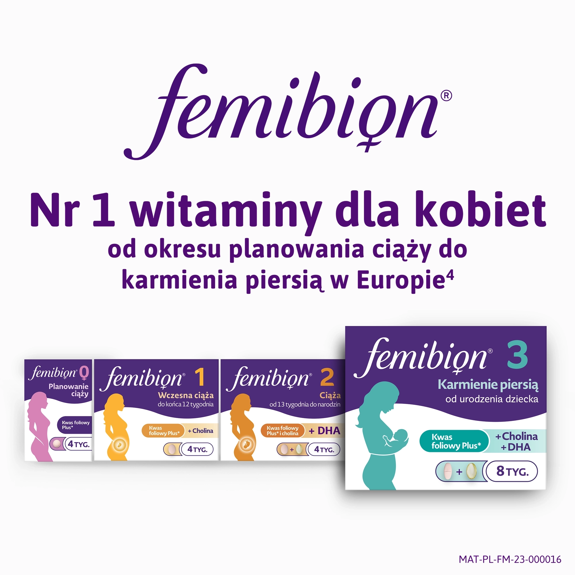 Femibion 3 Karmienie Piersią, 56 tabletek powlekanych + 56 kapsułek miękkich